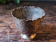 Load image into Gallery viewer, 18th Century Copper Ottoman Engraved Tea Cup bowB
