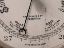 Load image into Gallery viewer, Victorian Brass Aneroid Wall Barometer - John Barker
