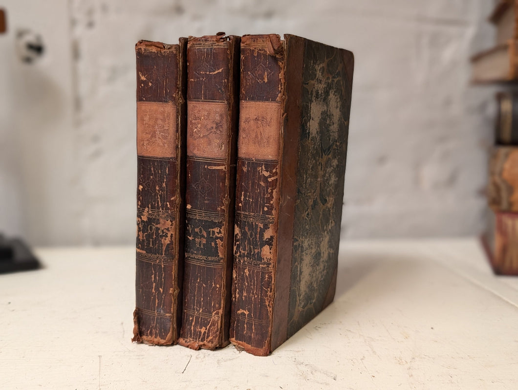 A History Of The Highlands  - Vol 1,2&4 - 1838 - Antique Leather Bound Books