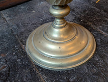Load image into Gallery viewer, Vintage Embossed Brass Planter Jardiniere on Stand
