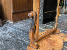 Load image into Gallery viewer, Antique Victorian Elm Dressing Table Mirror
