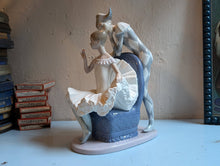 Load image into Gallery viewer, Nao By Lladro Figurine A Dream Come True Ballerina and Jester Harlequin
