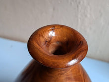 Load image into Gallery viewer, Waxed Wooden Vase Turned From Cherry Wood
