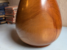 Load image into Gallery viewer, Waxed Wooden Vase Turned From Cherry Wood
