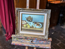 Load image into Gallery viewer, Vintage Still Life Oil on Canvas Painting in Gilt Frame  - 37 x 32cm
