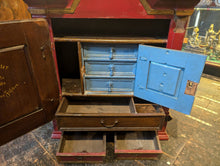 Load image into Gallery viewer, Antique Painted Mid 19th Century Norwegian Cupboard Cabinet
