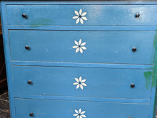 Load image into Gallery viewer, 19th Century 4 Drawer Painted Pine Chest
