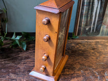 Load image into Gallery viewer, Antique Mahogany Perpetual Desk Calendar
