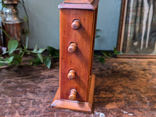 Load image into Gallery viewer, Antique Mahogany Perpetual Desk Calendar
