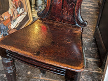 Load image into Gallery viewer, Shell Back Hall Chair - Mahogany - George IV
