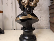 Load image into Gallery viewer, Early 20th.C French Gilt Bronze Bust Of Fruit Maiden Signed Louis Beatux
