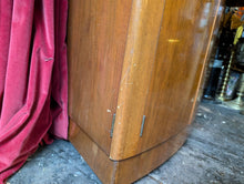 Load image into Gallery viewer, 1940&#39;s Art Deco Burr Walnut Drinks Cabinet / Bar - Turnbridge
