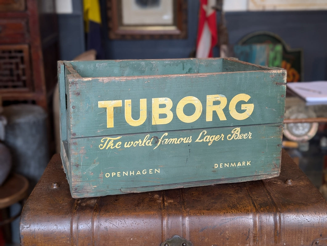 Original Vintage Tuborg Beer Crate