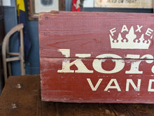 Load image into Gallery viewer, Original Vintage Koral Vand Beer Crate
