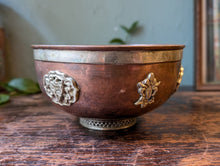 Load image into Gallery viewer, Vintage Tibetan Copper Offering Bowl
