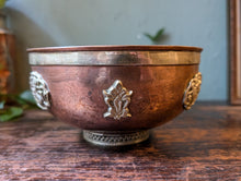 Load image into Gallery viewer, Vintage Tibetan Copper Offering Bowl
