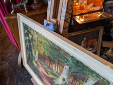 Load image into Gallery viewer, 1920&#39;s Danish Impressionistic Oil Painting of Forrest in Wood Frame - 76 x 56cm
