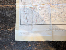 Load image into Gallery viewer, 1950&#39;s RAF Silk/Fabrik Escape Map - Rangoon &amp; Mandalay
