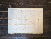 Load image into Gallery viewer, 1950&#39;s RAF Silk/Fabrik Escape Map - Rangoon &amp; Mandalay
