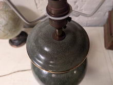 Load image into Gallery viewer, 1980&#39;s Japanese Style Porcelain Vase Celadon Table Lamp
