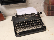 Load image into Gallery viewer, 1940’s Working Remington Remette Typewriter – New Ribbon, Case – Black
