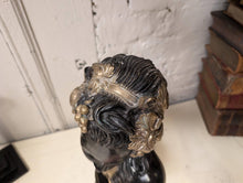 Load image into Gallery viewer, Early 20th.C French Gilt Bronze Bust Of Fruit Maiden Signed Louis Beatux
