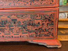 Load image into Gallery viewer, Burmese Lacquerware Yun Storage Chest / Thitta
