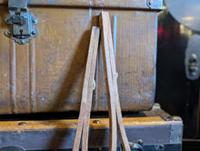 Load image into Gallery viewer, Antique Bentwood and Leather Snow Shoes - Wall Decor
