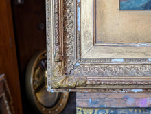 Load image into Gallery viewer, Antique Victorian Oil Painting Woman in Gilt Frame
