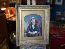 Load image into Gallery viewer, Antique Victorian Oil Painting Woman in Gilt Frame
