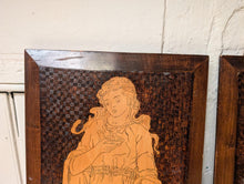 Load image into Gallery viewer, Pair of Early 20th.C Art Nouveau Wooden Wall Plaques
