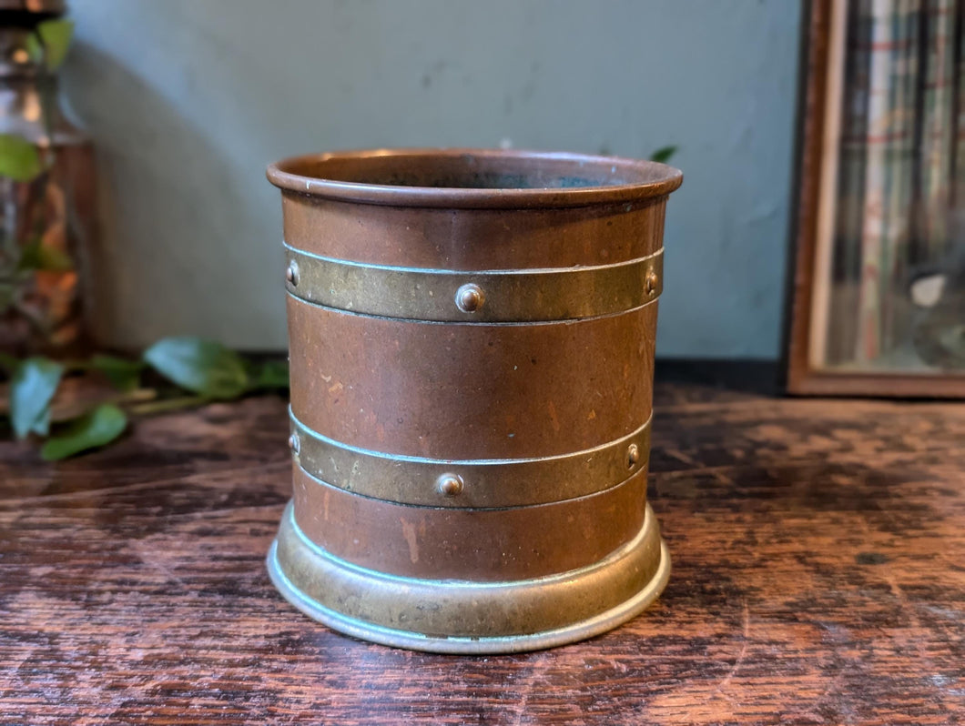 Arts and Crafts Copper Tea Caddy / Tobacco Jar