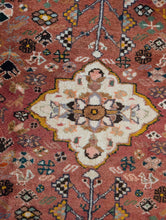 Load image into Gallery viewer, 5&#39;2&quot;x3&#39;49&quot; Vintage Hand Knotted Nomadic Hamidan Wool Rug - 159 x 120
