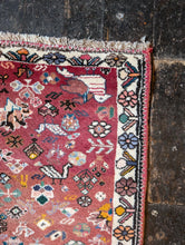 Load image into Gallery viewer, 5&#39;2&quot;x3&#39;49&quot; Vintage Hand Knotted Nomadic Hamidan Wool Rug - 159 x 120
