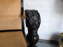 Load image into Gallery viewer, Vintage Bergere Carved Hardwood Planters Armchair
