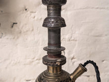 Load image into Gallery viewer, Antique Middle Eastern Hookah Converted to a Lamp

