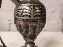 Load image into Gallery viewer, Antique Middle Eastern Hookah Converted to a Lamp
