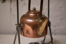 Load image into Gallery viewer, Victorian Copper Kettle With Stand and Spirit Burner
