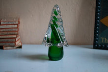 Load image into Gallery viewer, Mid Century Twist Glass Christmas Tree
