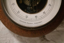 Load image into Gallery viewer, Vintage Oak Aneroid Wall Barometer
