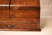 Load image into Gallery viewer, 19th Century Victorian Oak Desk Tidy
