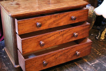 Load image into Gallery viewer, Antique Victorian Mahogany Chest of Drawers
