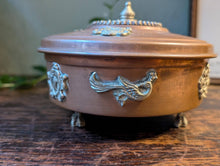 Load image into Gallery viewer, Vintage Tibetan Copper Lidded Bowl
