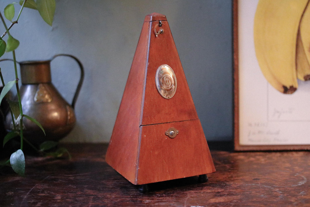 Antique French Maelzez Working Metronome