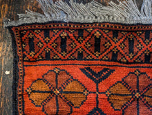 Load image into Gallery viewer, 5&#39;8&quot; x 3&#39;4&quot; Afghan Hand Knotted Wool Baluch Rug -172cm x 103cm
