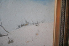 Load image into Gallery viewer, Antique Robert Burns HRSA RSW (1869-1941) Watercolour Winter Landscape - 36.5&quot; x 26.5&quot;
