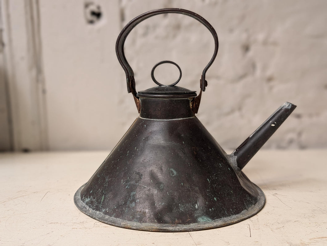 Antique Ships Copper Kettle