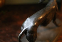 Load image into Gallery viewer, 19th.C Cast Bronze Greyhound Sculpture
