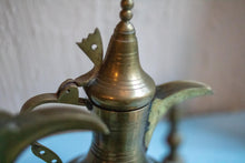 Load image into Gallery viewer, Collection of Small Vintage Middle Eastern Brass Dallah Coffee Pots
