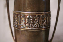 Load image into Gallery viewer, Pair of Antique Art Nouveau Copper Vase
